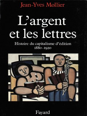 cover image of L'Argent et les lettres